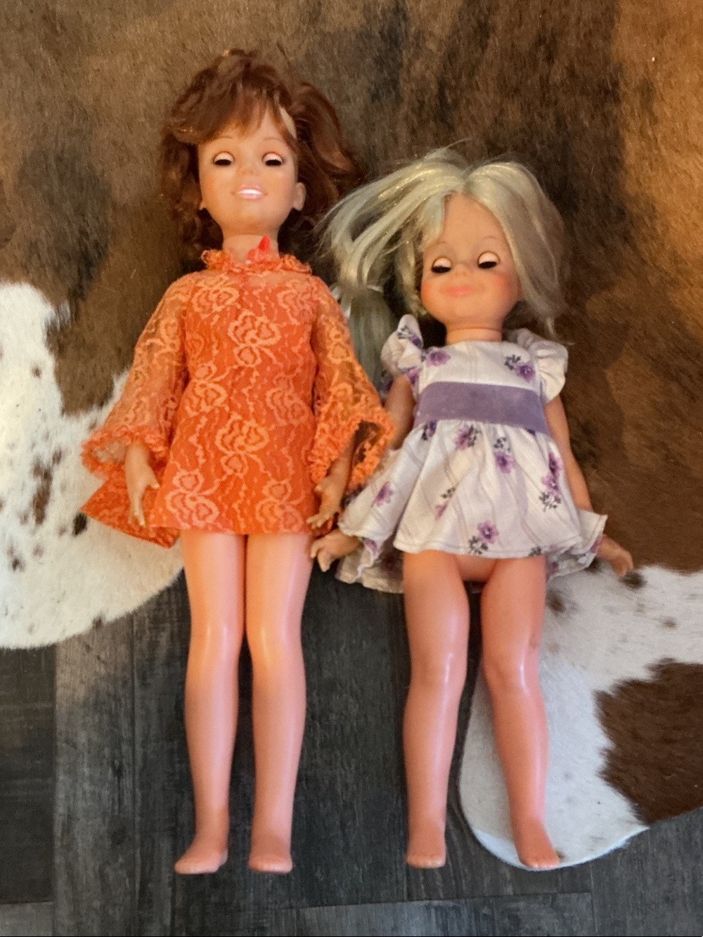 Vintage 1970s Beautiful Crissy and her cousin Velvet